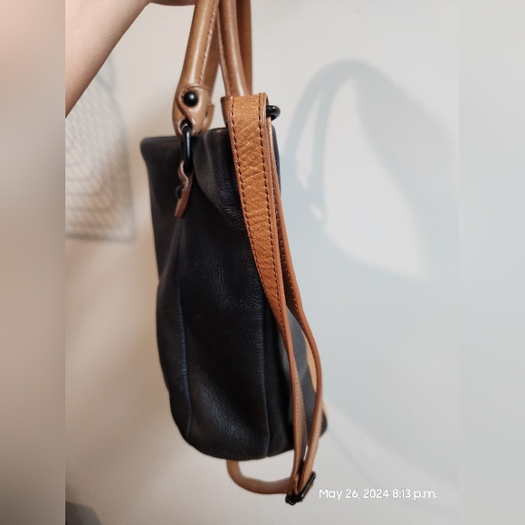 Medium Elliot Lucca leather tote bag - Picture 4 of 13